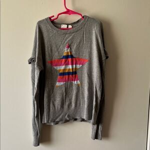 GAP Gray Sweater with Colorful Star